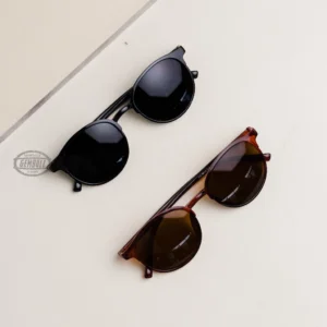 Kacamata Hitam Semi Bulat YANI 03 Unisex - Image 4