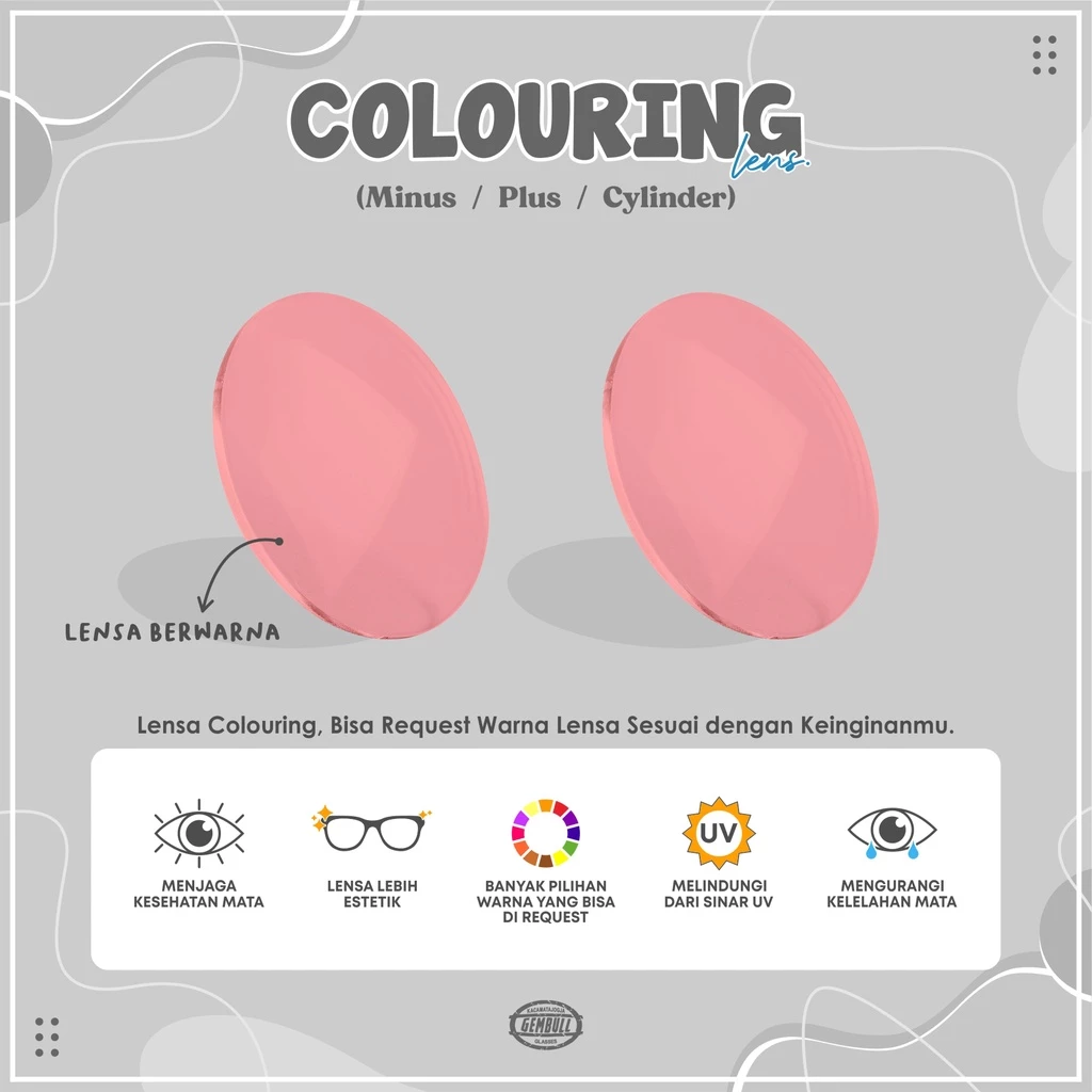 Lensa Warna Netral / Minus / Plus - Image 3