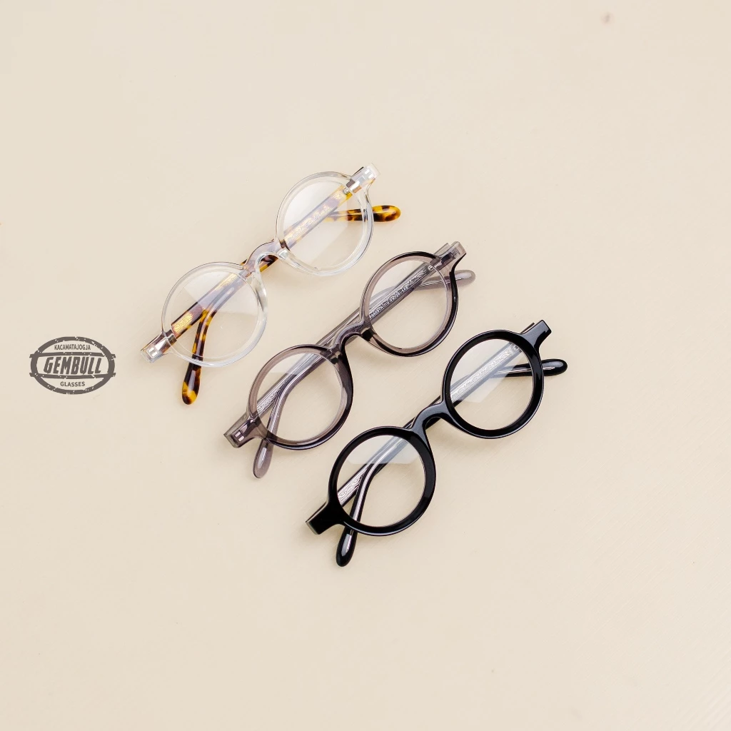 Kacamata Bulat HAIRA 03 Unisex – Tangkai Pegas - Image 7