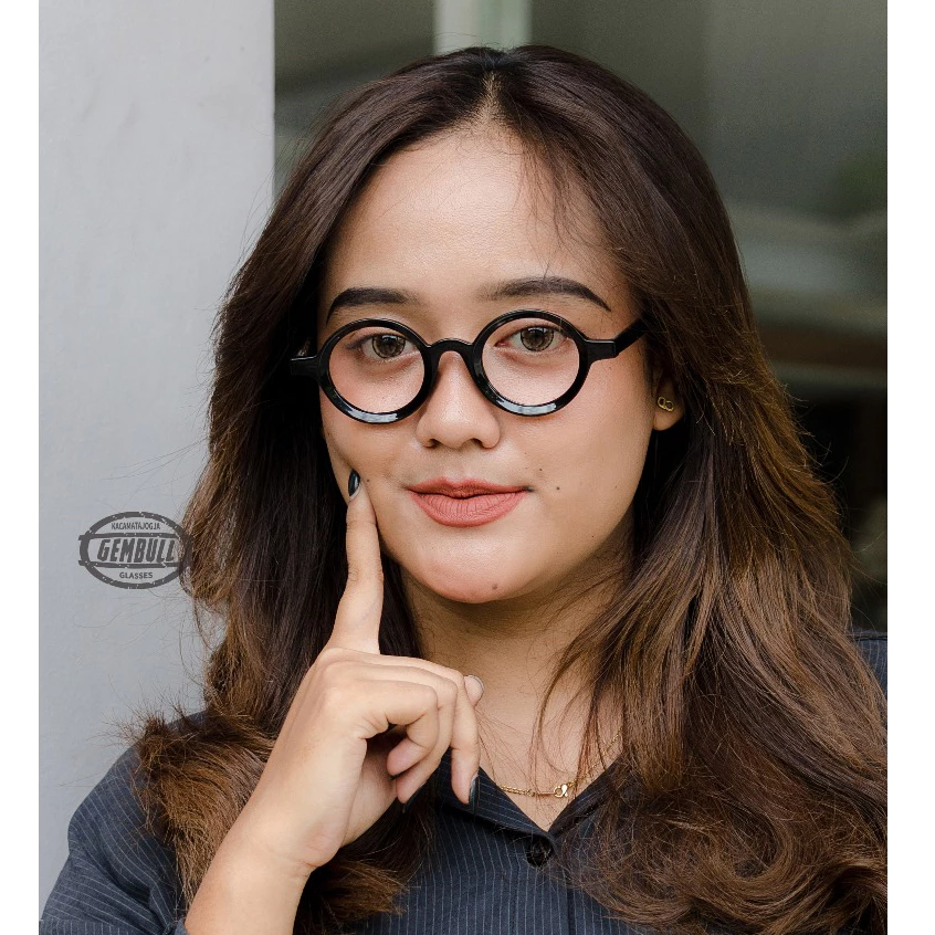 Kacamata Bulat HAIRA 03 Unisex – Tangkai Pegas - Image 4